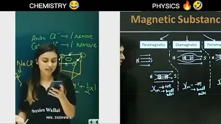 Physics Vs Chemistry 😂| Anushka mam funny video| #funny #pw