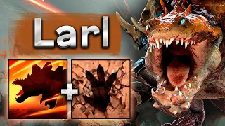 Тим Спирит в гранд финале Инта! Ларл на Праймал Бисте топчет врагов - Larl Primal Beast 7.34 DOTA 2