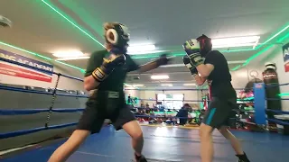 Sparring 3 round 3