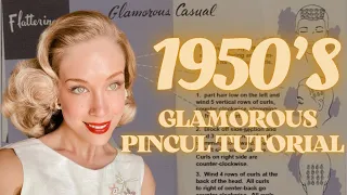Glamorous 1950s Pincurl Tutorial