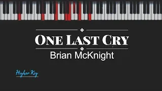 One Last Cry - Brian McKnight (FEMALE KARAOKE PIANO COVER)