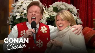 Conan Gets Into The Holiday Spirit With Martha Stewart | Late Night with Conan O’Brien