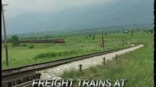 FREIGHT TRAINS AT NORTHERN GREECE 2004.