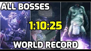 Sekiro All Bosses Speedrun in 1:10:25 World Record