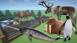 How To Make a Whale, Walrus, Reindeer, and Penguin Farm in Minecraft PE