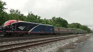 5/18/24 [4K] Great echo from Amtrak 350 at Point of Rocks MD #video #viral #shortvideo #youtube