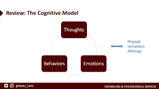 Anxiety Toolbox Workshop 2: Unhelpful Thinking Styles