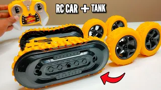 RC Duo Fastest Tank Car Vs RC XPV Bladesaw Car Unboxing & Fight - Chatpat toy tv