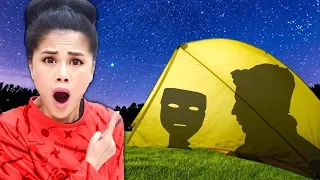 I SPEND 24 HOURS in HACKERS TENT! Surprising My Spy Ninjas with Camping Overnight Challenge