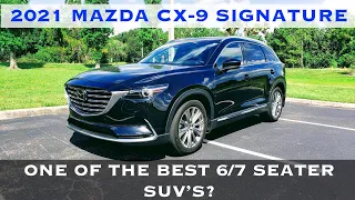 2021 Mazda CX-9 Signature 2.5L AWD - POV Review & Drive - First Time Behind D Wheel, Impressive !