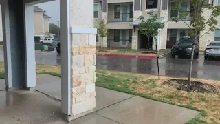 Finally some rainfall (and thunder) in some parts of San Antonio