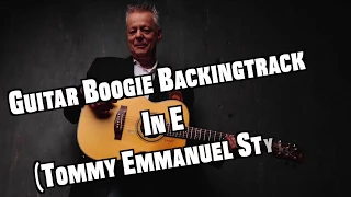 Guitar Boogie Backingtrack In E (Tommy Emmanuel Style)