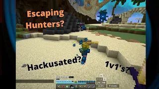 Escaping Hunters? | Killing Trash Hoppers | Hackusated? | hypixel pit