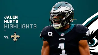 Jalen Hurts' Best Plays in Week 11 vs. Saints | NFL 2021 Highlights