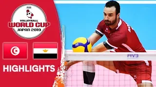 TUNISIA vs. EGYPT - Highlights | Men's Volleyball World Cup 2019