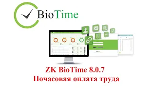 Почасовая оплата труда в ПО BioTime 8.0.7