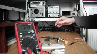 How to test a capacitor for leakage with an led.