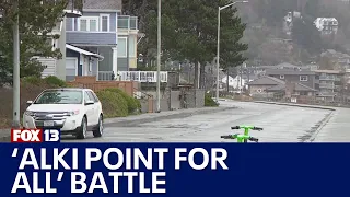 Residents vs visitors on access to Alki Point | FOX 13 Seattle