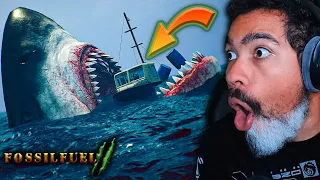 Dom Plays a *NEW* Dinosaur Horror Game BUT Gets Eaten by a Megalodon (must see 😲)