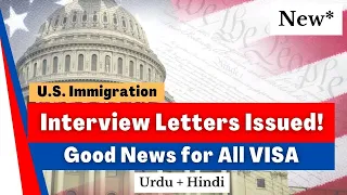 *NEW Interview Letters Issued | CR-1 IR-1 IR-5 | Pakistan | Islamabad |US Immigration | Ramsha Khan