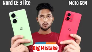 Moto g84 vs OnePlus Nord ce 3 lite | Camera test | Speed test | full review comparison