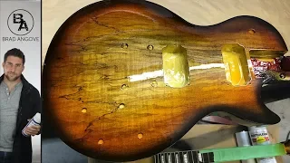 Darrell Braun's AWESOME Spalted Maple Les Paul Guitar Kit (the paint job)