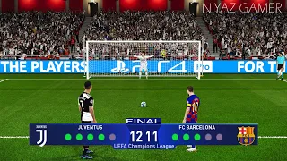 PES 2020 | UEFA Champions League Final | Penalty Shootout | Juventus vs Barcelona | Ronaldo vs Messi