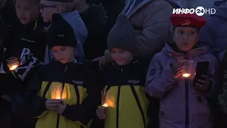 В завершении празднования 79 годовщины Великой Победы в Шадринске зажглась «Свеча памяти»