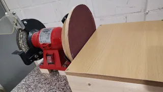 How to make a disc sander using a double grinding and a sanding disc