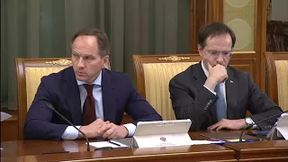 Заседание Правительства РФ от 12 октября 2017 г