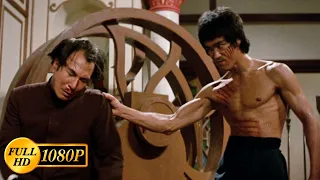 Bruce Lee vs Han with knives instead of hands / Enter the Dragon (1973)