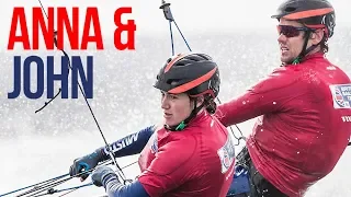 Nacra 17 Team Anna Burnet & John Gimson - British Sailing Team Olympic Hopefuls