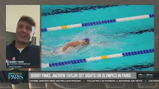 Bobby Finke, Andrew Taylor training for swimming trials, summer Olympics in Paris | WFLA.com