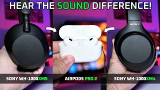 AirPods Pro 2 vs Sony WH-1000XM4 vs WH-1000XM5 - Impossible to compare?! 😳