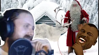 Forsen Reacts to Santa Claus for families: Santa's after Christmas interview in Lapland Finland