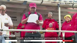 SAFTU | Health workers demand permanent jobs in the Free State