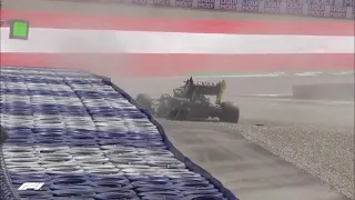 F1 Renault Crashes 2020