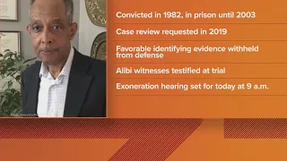 Exoneration hearing scheduled for man convicted 40 years ago