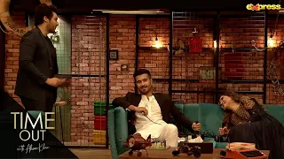 Jhooth Ka Jhatka with Feroze & Humaima | Feroze & Humaima | Time Out with Ahsan Khan | Express TV