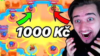 EXTRÉMNÍ VYBÍJENÁ O 1000 Kč! | Brawl Stars