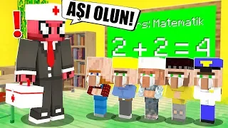 FAKİR OKULDA VİRÜS KONTROLÜ YAPTI! 😱 - Minecraft