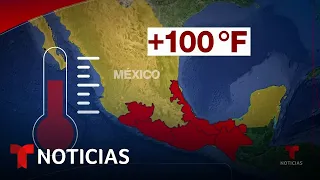 La segunda ola de calor en México lleva muchos termómetros a los 100°F | Noticias Telemundo