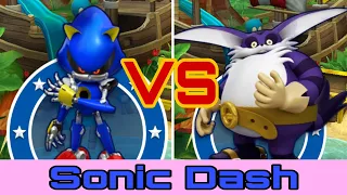 Metal Sonic vs Big | Sonic Dash | Gameplay | Games Walkthrough