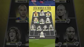 FIFA WORLD XI 2010 Where Are They Now? #shortsfeed #edit #football #fifa