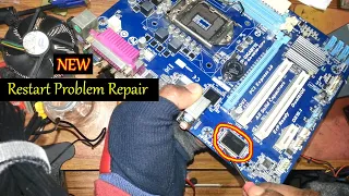 Haw To Repair Gigabyte GA-H61M-S2PV Motherboard Restart Problem By Tanvir IT