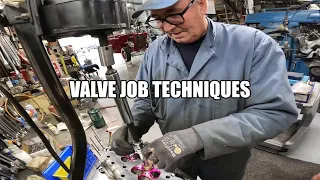 Valve Job Techniques - Aardema & Braun Style - Homemade 2L Billet Racing Engine.