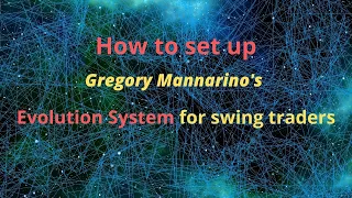 How to set up The Evolution System for swing traders