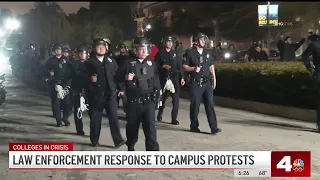 UCLA, USC differs in police response to protests