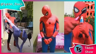 🤣 Homem Aranha   Melhores Vídeos do TikTok do Homem Aranha #3 - Spider slack