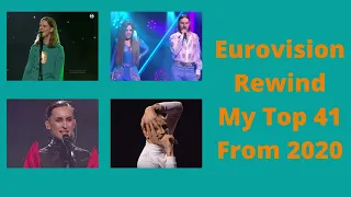 Eurovision Rewind - My Top 41 From 2020